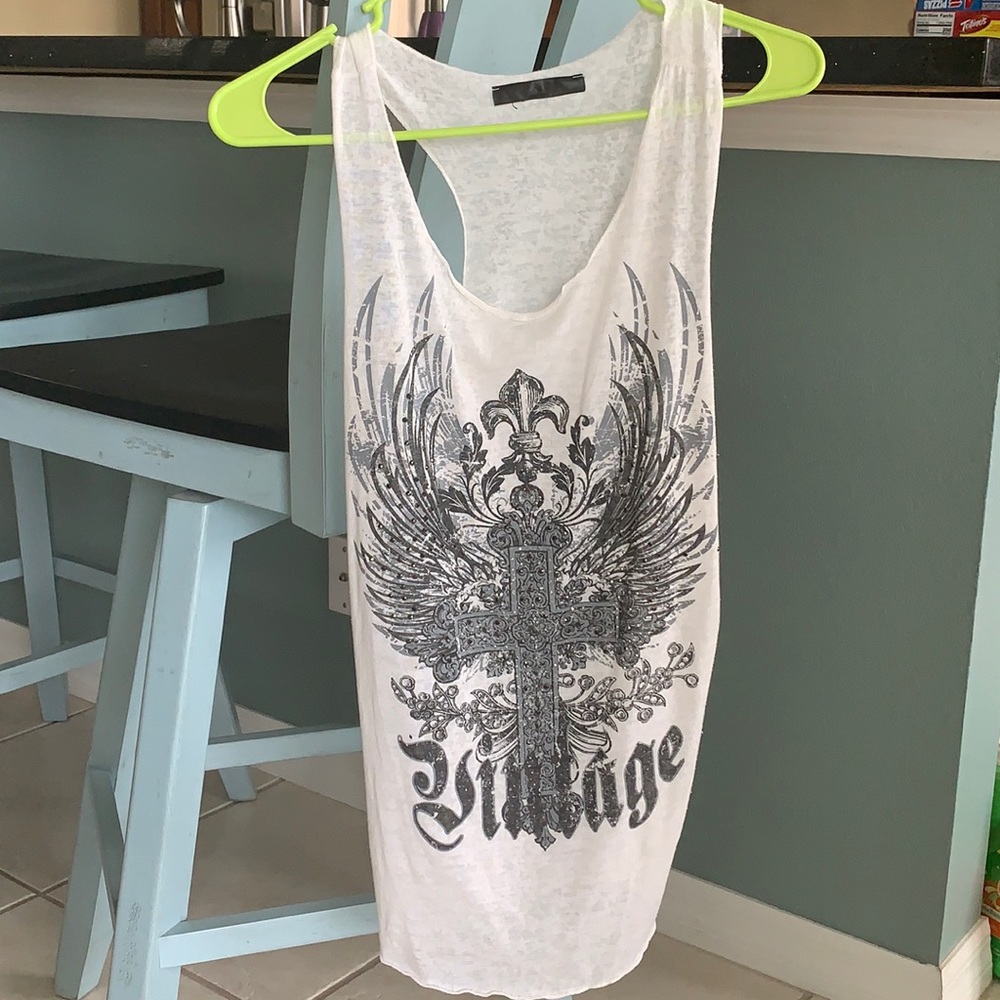 Juniors Vintage Tank